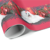 Papier Cadeau Noël - coton de Tulear - Sophie (Coin rond)