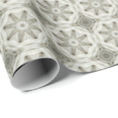 Papier Cadeau Noël Crosshatch victorien : Design textile (Coin rond)