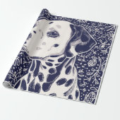 Papier Cadeau Noël dalmate (Déroulé)