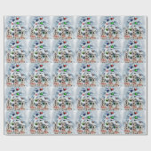 Papier Cadeau Noël dalmate (Plat)