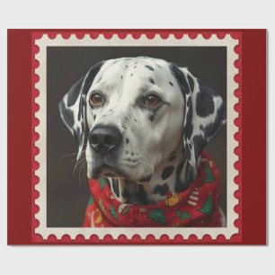 Papier Cadeau Noël dalmate