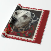 Papier Cadeau Noël dalmate (Déroulé)