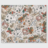 Papier Cadeau Noël dalmate (Plat)