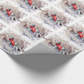 Papier Cadeau Noël dalmate (Coin)