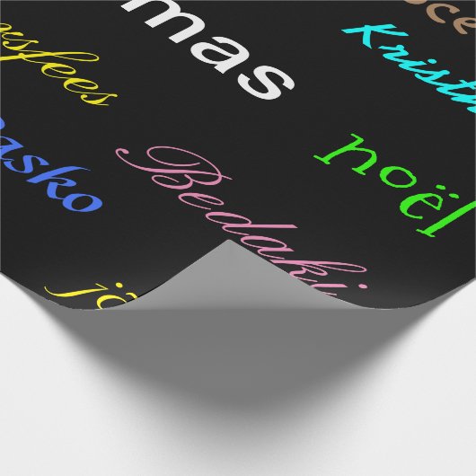 Papier Cadeau Noël dans le monde moderne (Coin)