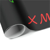 Papier Cadeau Noël dans le monde moderne (Coin rond)