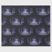 Papier Cadeau Noël dans le papier d'enveloppement des pins (Plat)