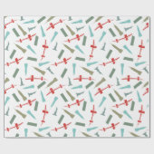 Papier Cadeau Noël d'architecture de New York (Plat)