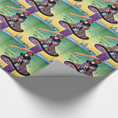 Papier Cadeau Noël d'art déco (Coin)