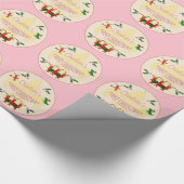 Papier Cadeau Noël de bébé de Cajun premier (Coin)