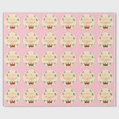 Papier Cadeau Noël de bébé de Cajun premier (Plat)