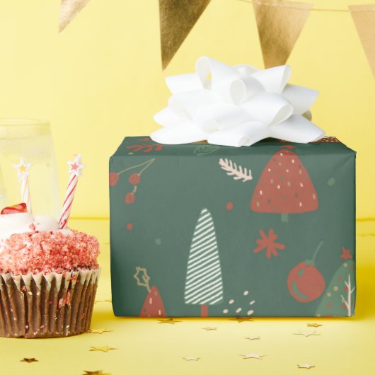 Papier Cadeau Noël de Boho (Fête d'anniversaire)