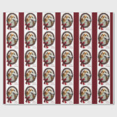 Papier Cadeau Noël de Borzoi (Plat)