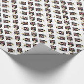 Papier Cadeau Noël de Boston Terrier (Coin)