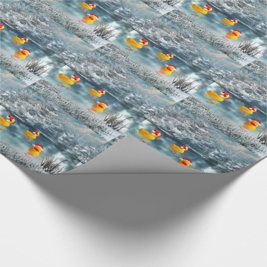 Papier Cadeau Noël de canard (Coin)