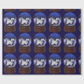 Papier Cadeau Noël de chien Havanais (Plat)