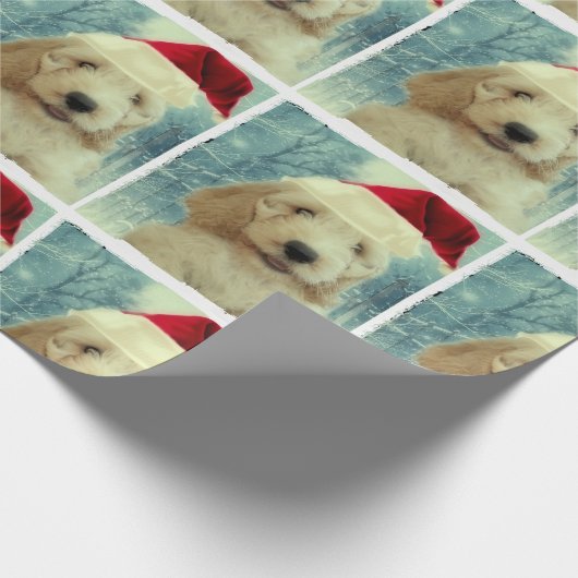 Papier Cadeau Noël de Cockapoo (Coin)