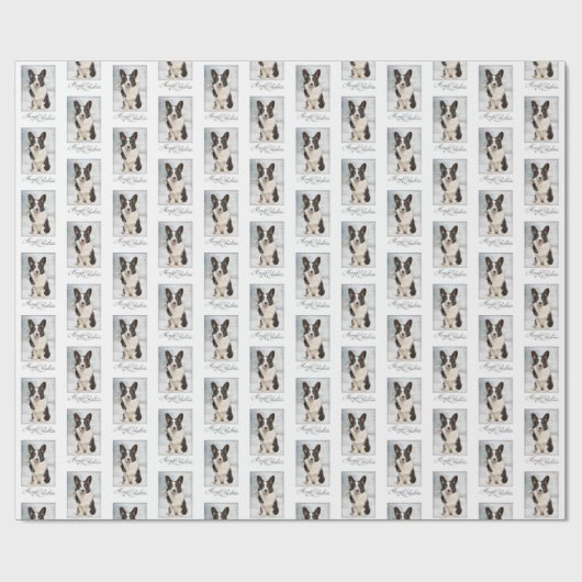 Papier Cadeau Noël de Corgi (Plat)