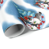 PAPIER CADEAU NOËL DE CORGI (Coin rond)