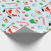 Papier Cadeau Noël de crosse créative (Coin)