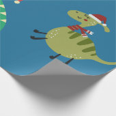 Papier Cadeau Noël de Dinosaur (Coin)