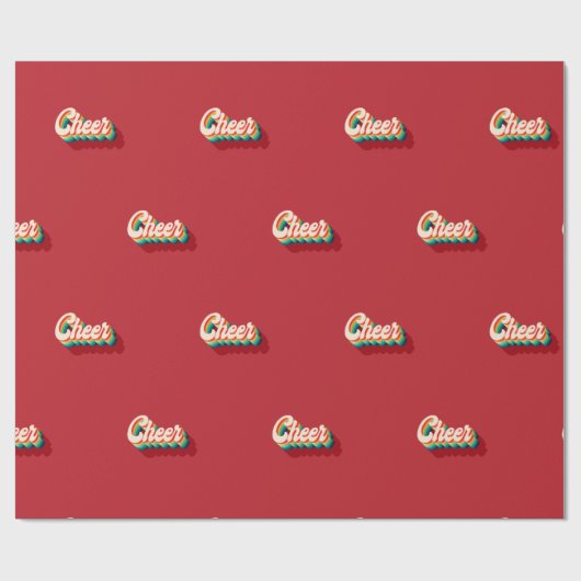 Papier Cadeau Noël de fête (Plat)