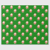 Papier Cadeau Noël de golf (Plat)