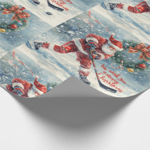 Noël de hockey avec le Père Noël