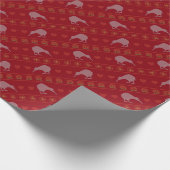 Papier Cadeau Noël de kiwi (Coin)