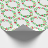 Papier Cadeau Noël de la chemise d'aquarelle (Coin)