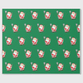 Papier Cadeau Noël de la crosse (Plat)