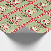 Papier Cadeau Noël de la crosse (Coin)