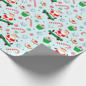 Papier Cadeau Noël de la planche à roulettes (Coin)