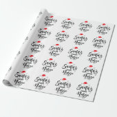 Papier Cadeau Noël de l'infirmière préférée de Santa (Déroulé)