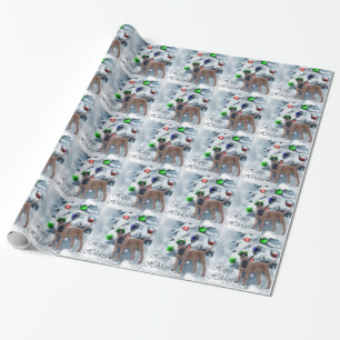 Papier Cadeau Noël de Malinois de Belge