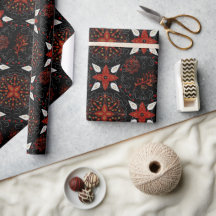 Noël de Mandala Botanique Moody foncé