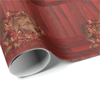 Papier Cadeau Noël de mélange de laboratoire de chocolat