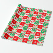 Papier Cadeau Noël de meneuse de claque (Déroulé)