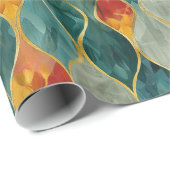 Papier Cadeau Noël de Muet Baubles (Coin rond)