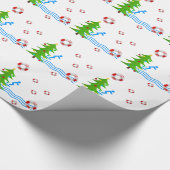 Papier Cadeau Noël de natation (Coin)
