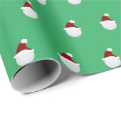 Papier Cadeau Noël de Noël de golf cadeau envelopper chapeau san (Coin rond)