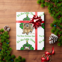 Noël de Norwich Terrier