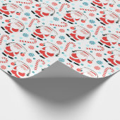 Papier Cadeau Noël de pêche créative vacances (Coin)