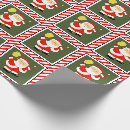 Papier Cadeau Noël de Pickball (Coin)