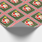Papier Cadeau Noël de pickleball (Coin)