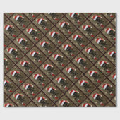 Papier Cadeau Noël de pirate de jolly roger (Plat)