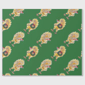 Papier Cadeau Noël de poulet (Plat)