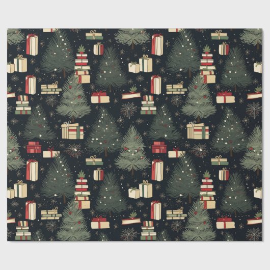 Papier Cadeau Noël de réservation (Plat)