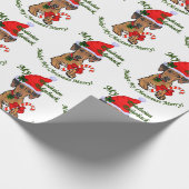 Papier Cadeau Noël de Rhodesian Ridgeback (Coin)