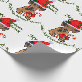 Papier Cadeau Noël de Rhodesian Ridgeback (Coin)